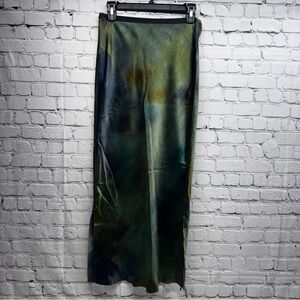 GO BY GO SILK Blue and Gray skirts size XS